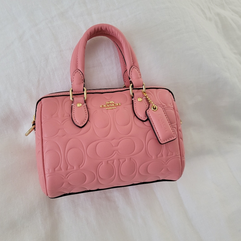 Coach Mini Rowan Light Blush